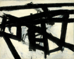 Franz Kline - Mahoning (1956), an example of embodied abstract expressionist painting