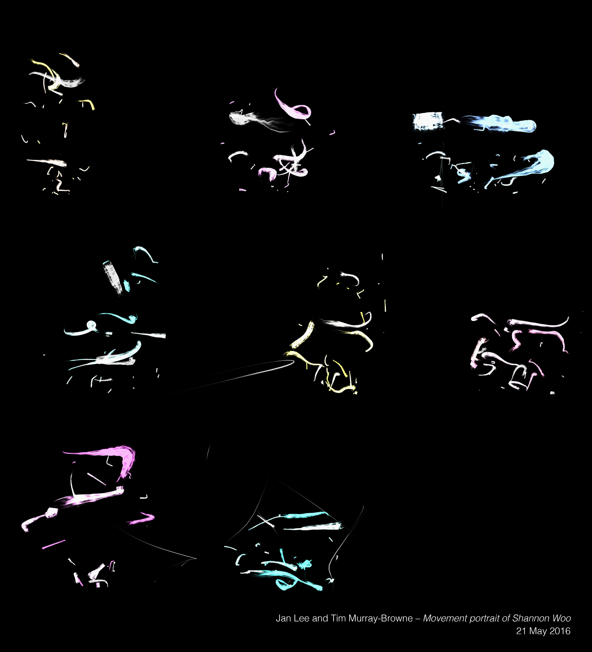 Movement Alphabet by Jan Lee and Tim Murray-Browne - portrait of Shannon Woo on 21 May 2016