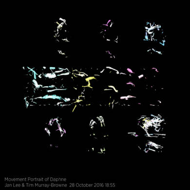 Movement Portrait of Daphne by Jan Lee and Tim Murray-Browne