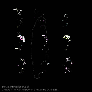 Movement Portrait of Jane by Jan Lee and Tim Murray-Browne