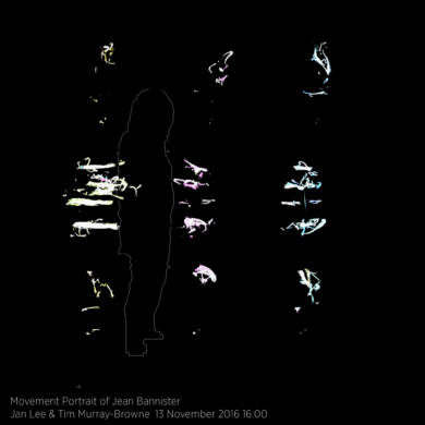 Movement Portrait of Jean Bannister by Jan Lee and Tim Murray-Browne