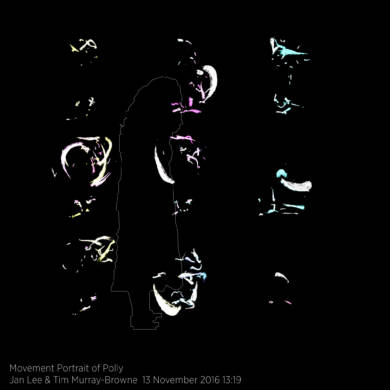 Movement Portrait of Polly by Jan Lee and Tim Murray-Browne
