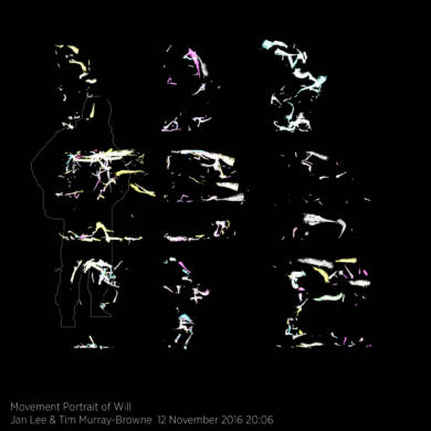 Movement Portrait of Will by Jan Lee and Tim Murray-Browne